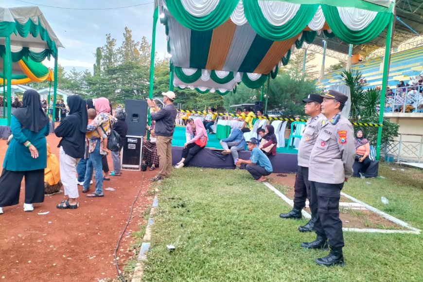 Gema Nada di GOR Pangeran Timur, Polsek Mejayan Polres Madiun Kawal Kompetisi Drumband Bupati Cup 2026