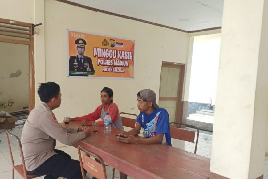 Dengarkan Aspirasi Warga Kedungjati, Polsek Balerejo Sosialisasikan Layanan 110 dan Waspada Penipuan Online